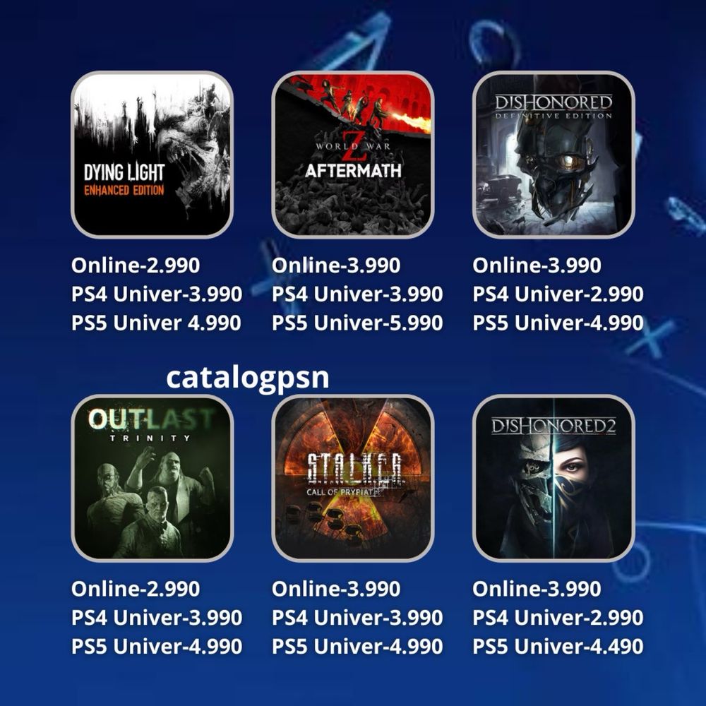 Игры на пс4|пс5, установка ИГР PS4|PS5