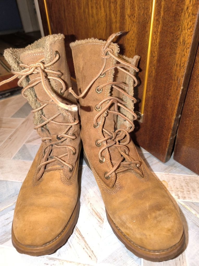 Timberland замшевые сапоги