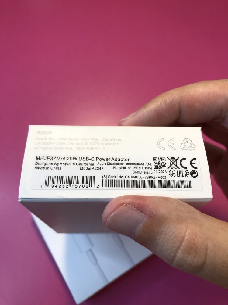 Оригинал Зарядка Айфон 20w Адаптер iPhone 11 12 13 ,14 Быстрая зарядка