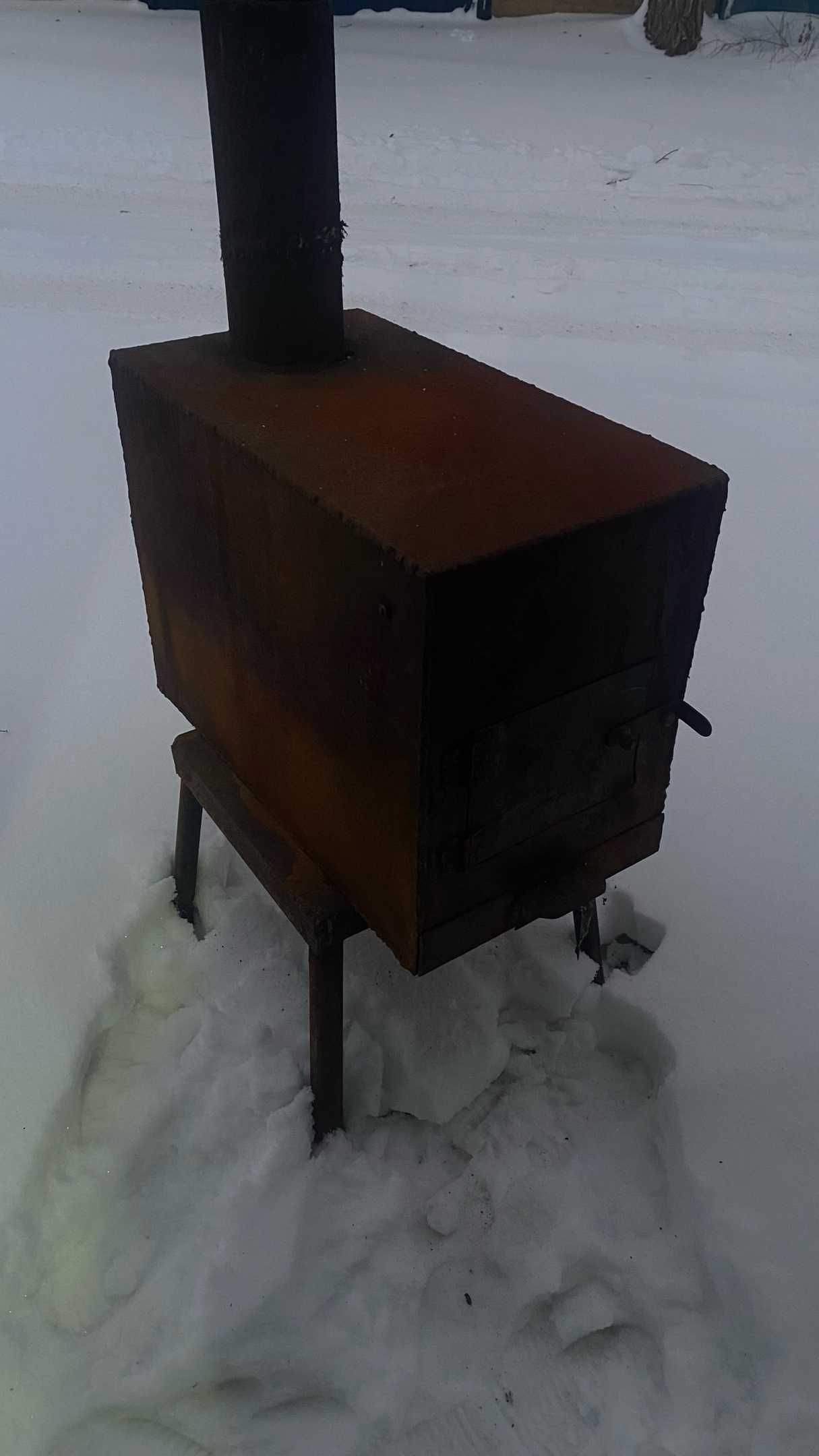 Продам печку из металла
