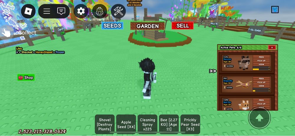 Grow a garden петы