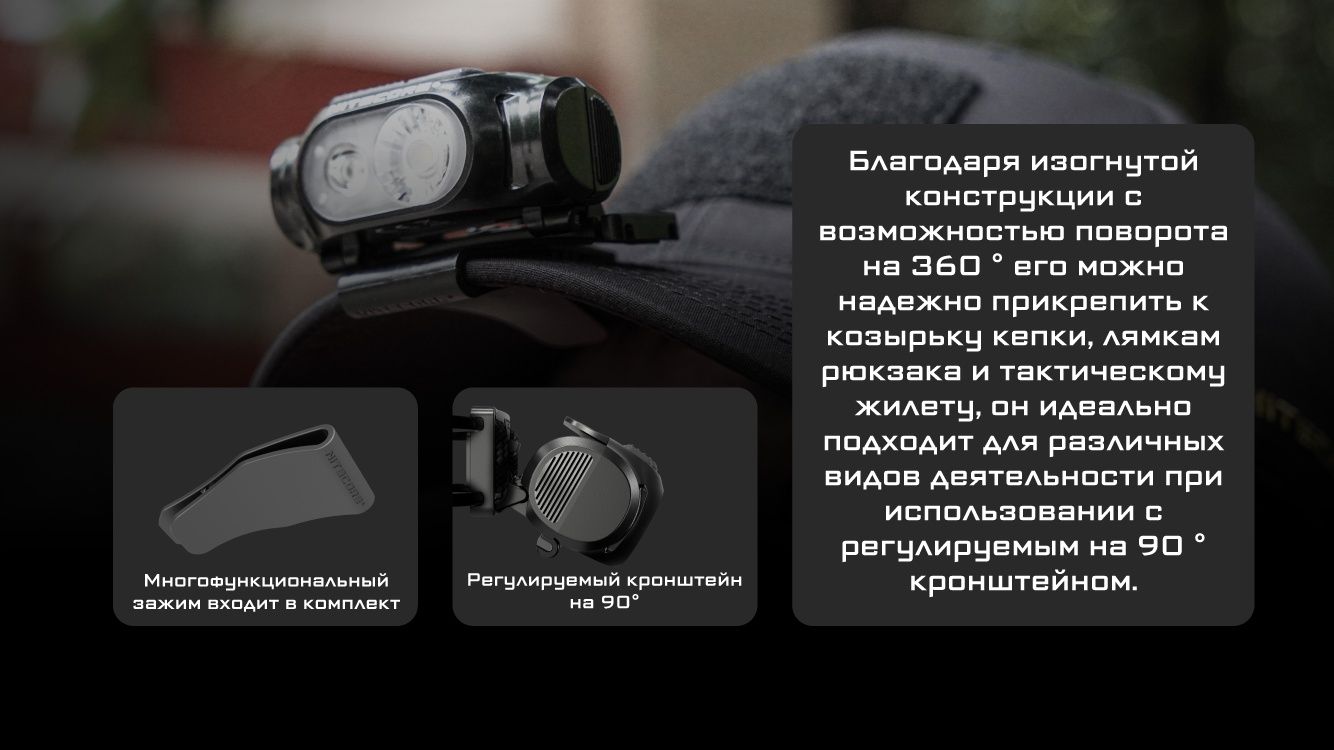 Сверхлегкий налобный фонарь Nitecore HA11