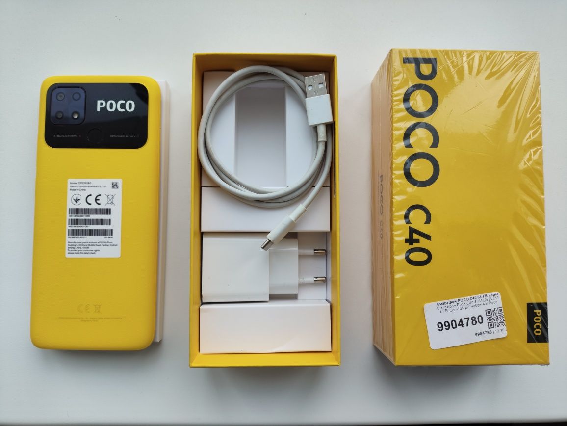 Смартфон Poco C40 4_64 в хорошем состоянии