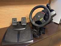 Руль компьютерный  Logitech momo racing 900 градусов
