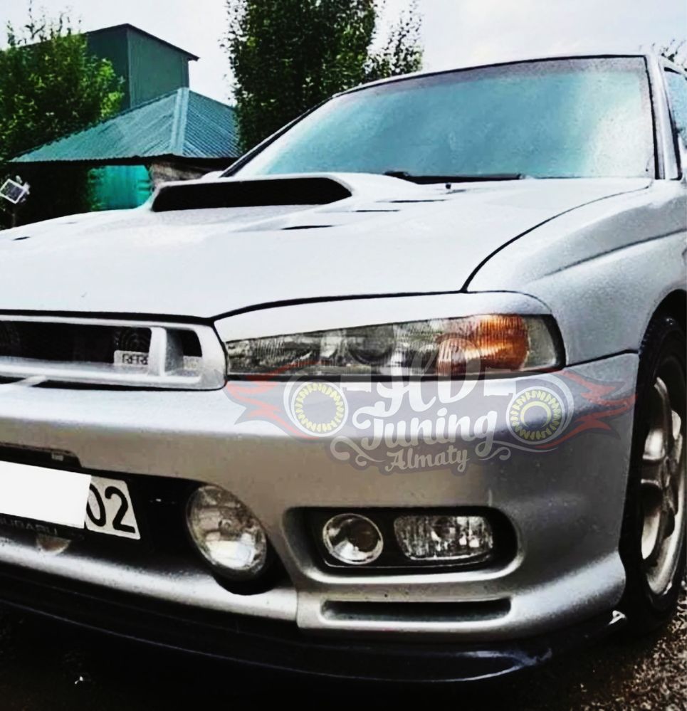 Реснички на фары Subaru Legacy BG/BD