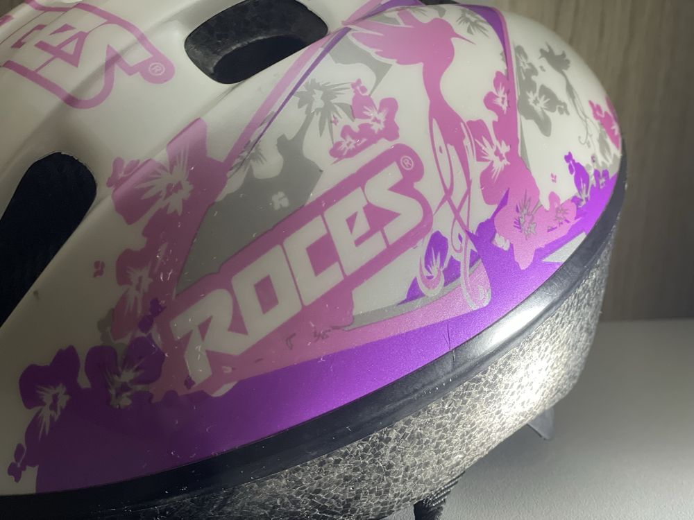 Детский шлем розовый ROCES