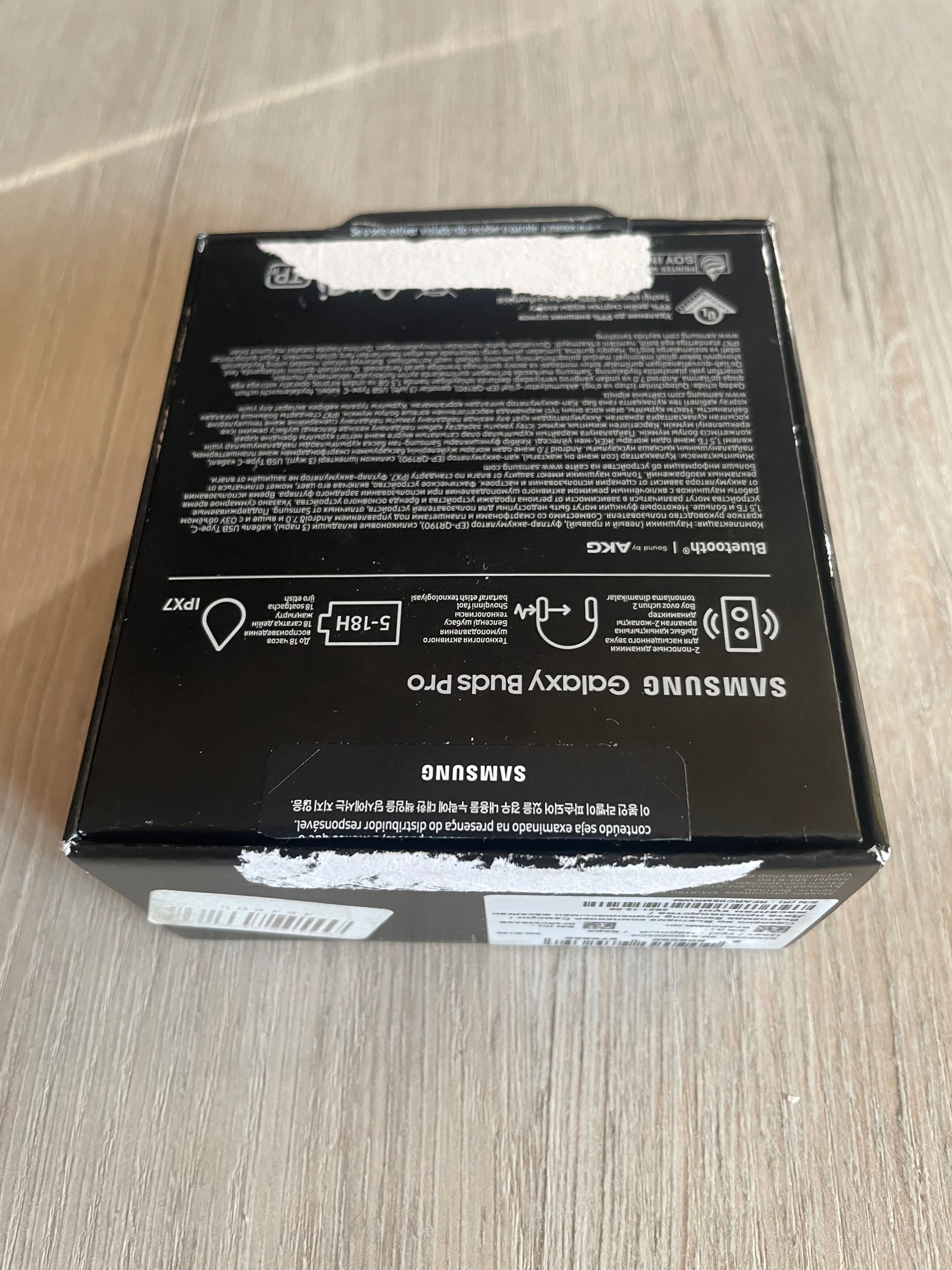 Наушники беспроводные Samsung Galaxy Buds Pro  (SM-R190NZKACIS)