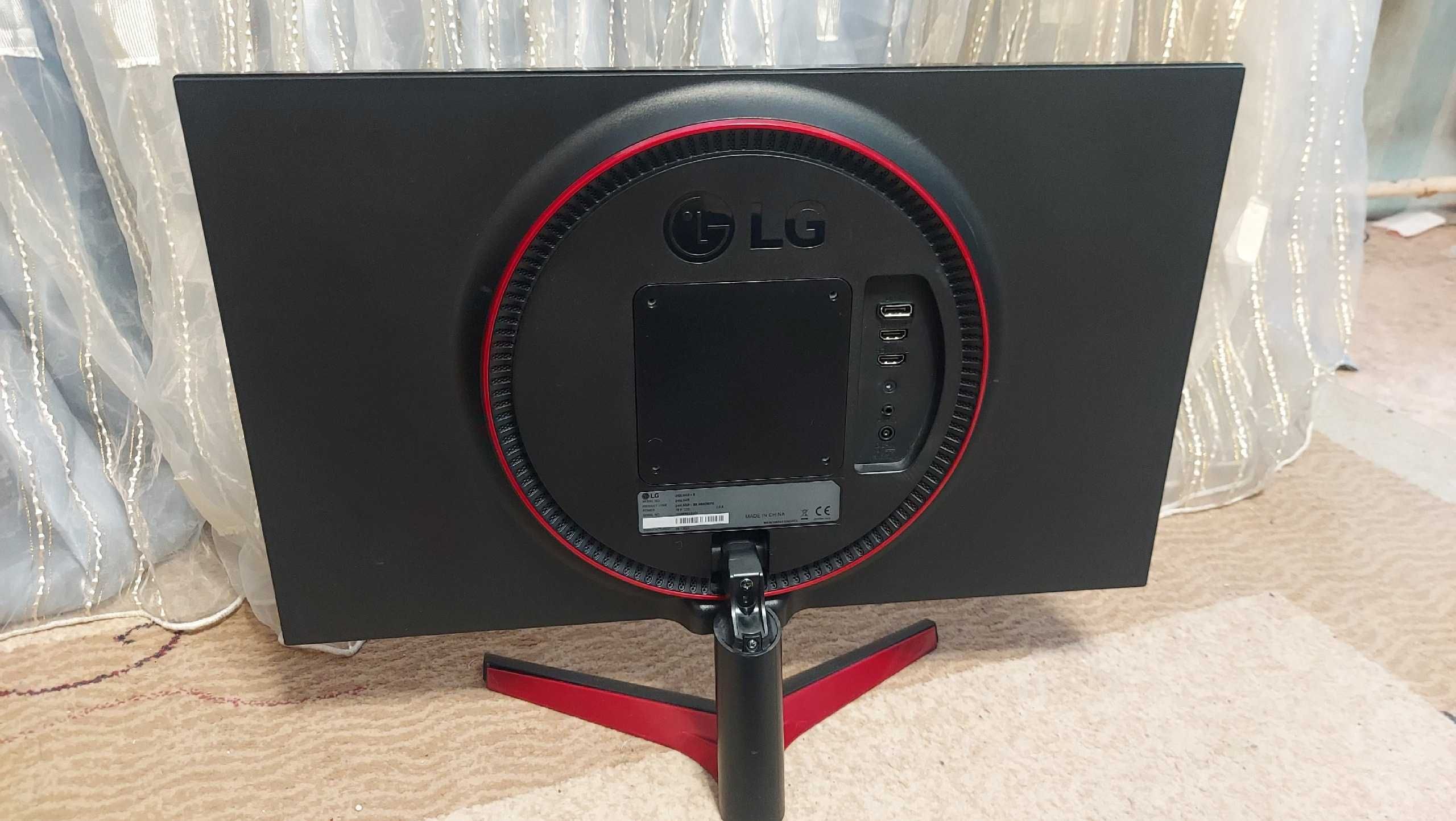 Монитор LG 23.6" 24GL600F-B [144Hz, FreeSync, TN, 1920x1080, 1мс]
