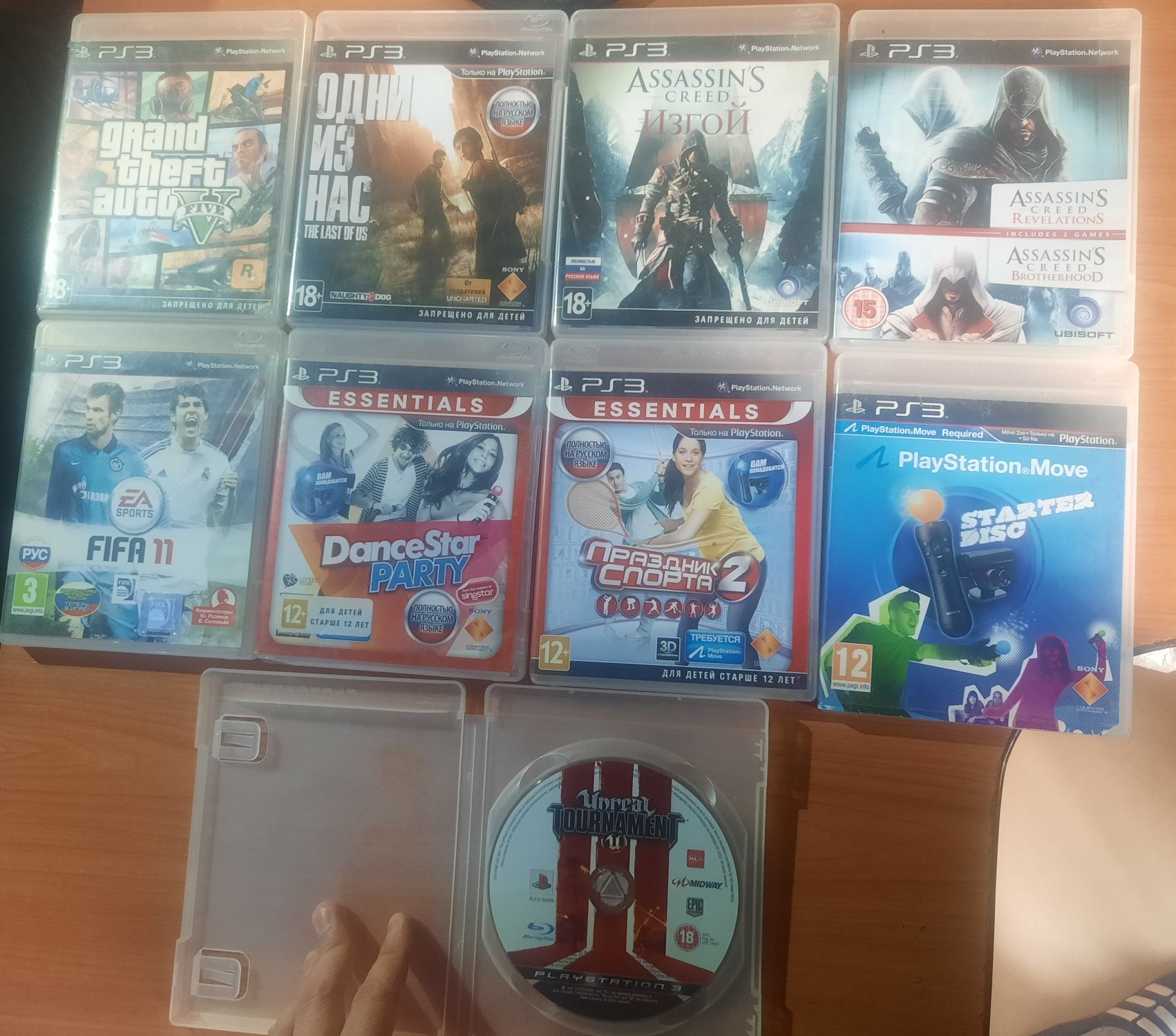 Продаётся Диски на PS4, PS3, Xbox360.
Диски на Ps3
Гта5- 5000 тг,