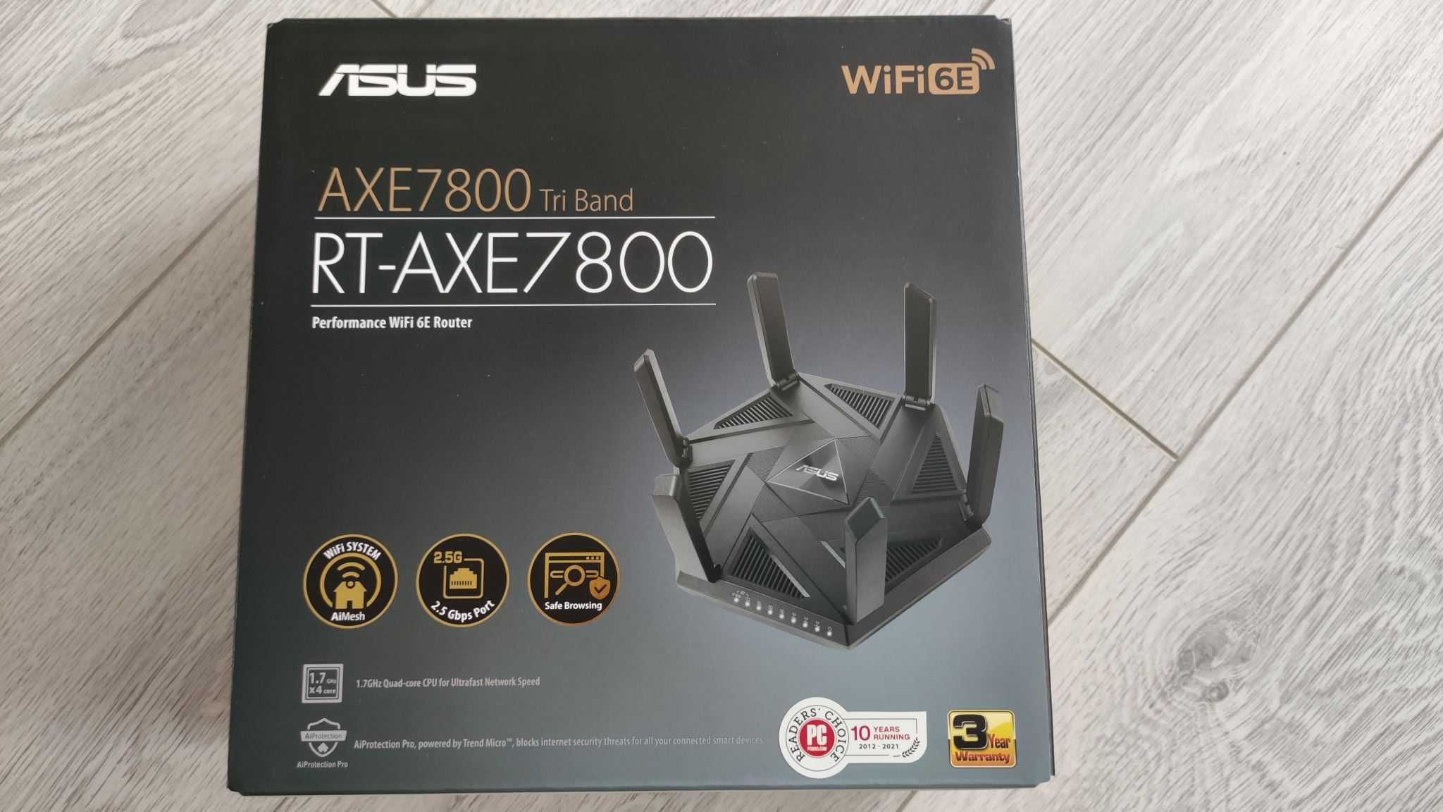 Новый ASUS Router AXE7800 Tri-band WiFi 6E