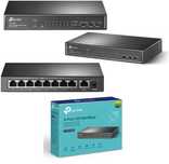 Коммутатор PoE+  9-портовый Tp-Link TL-SF1009P < 8 портов PoE+