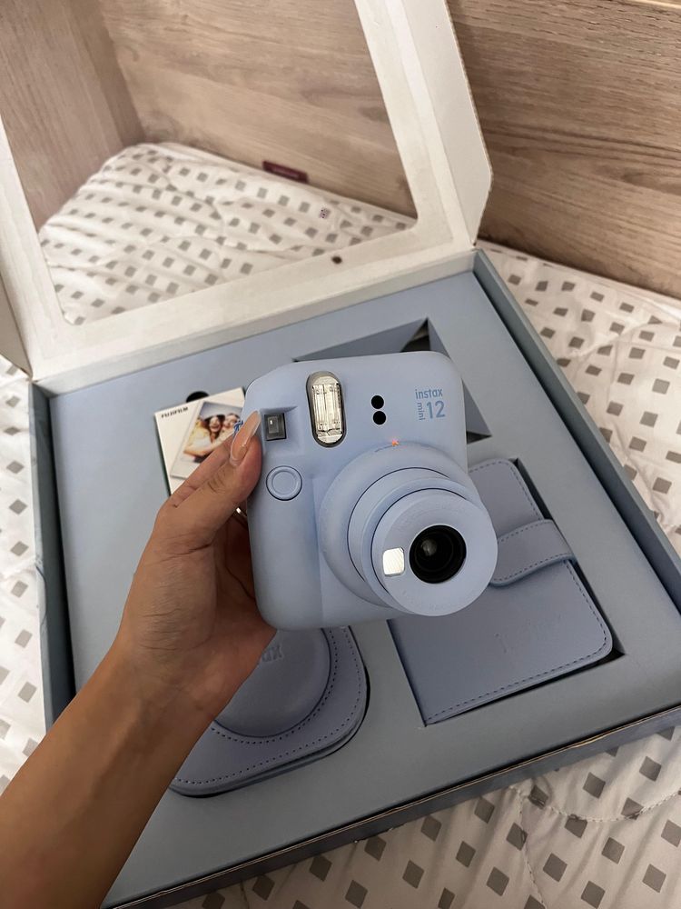 instax mini 12 голубой | instant Camera
