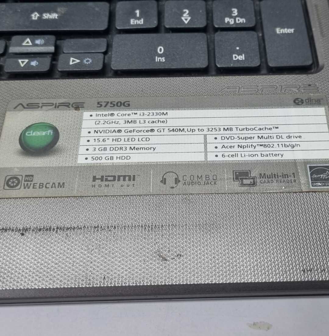 Acer 5750G Core i3