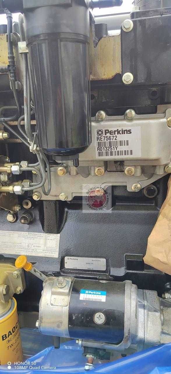 Дизельный двигатель ДВС Perkins 1104C-44T/ Cat 3054C