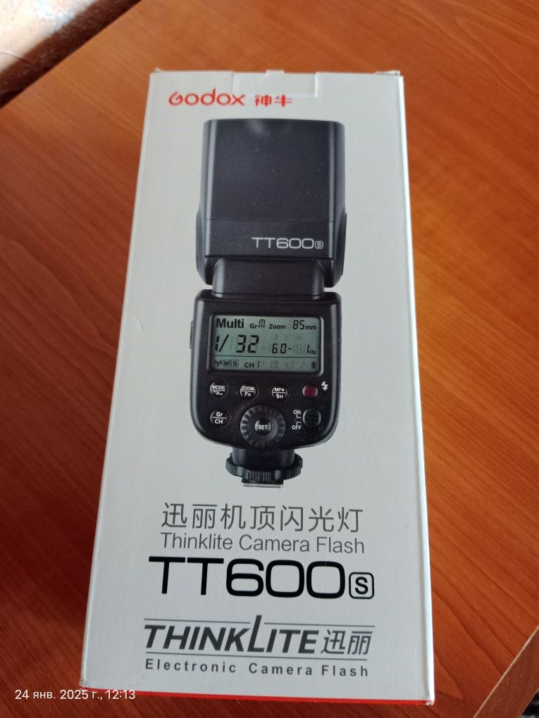 Вспышка Godox tt600s для Sony новая