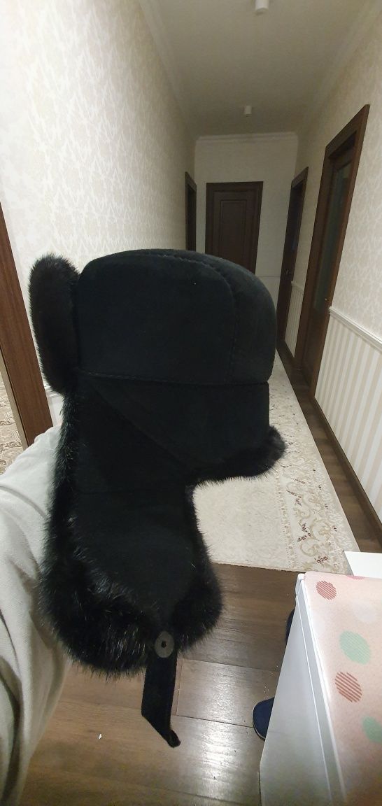 Норковая шапка новая