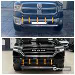 Защита бампера на Dodge ram 3 4 5 поколение.