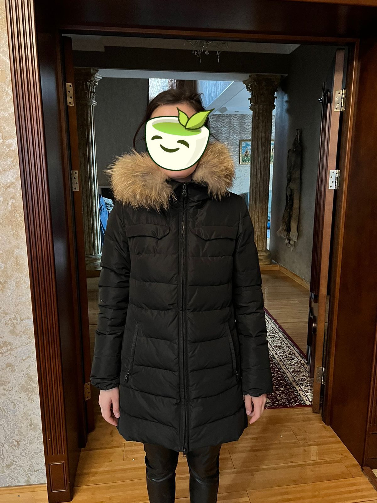 Продам пуховик теплый