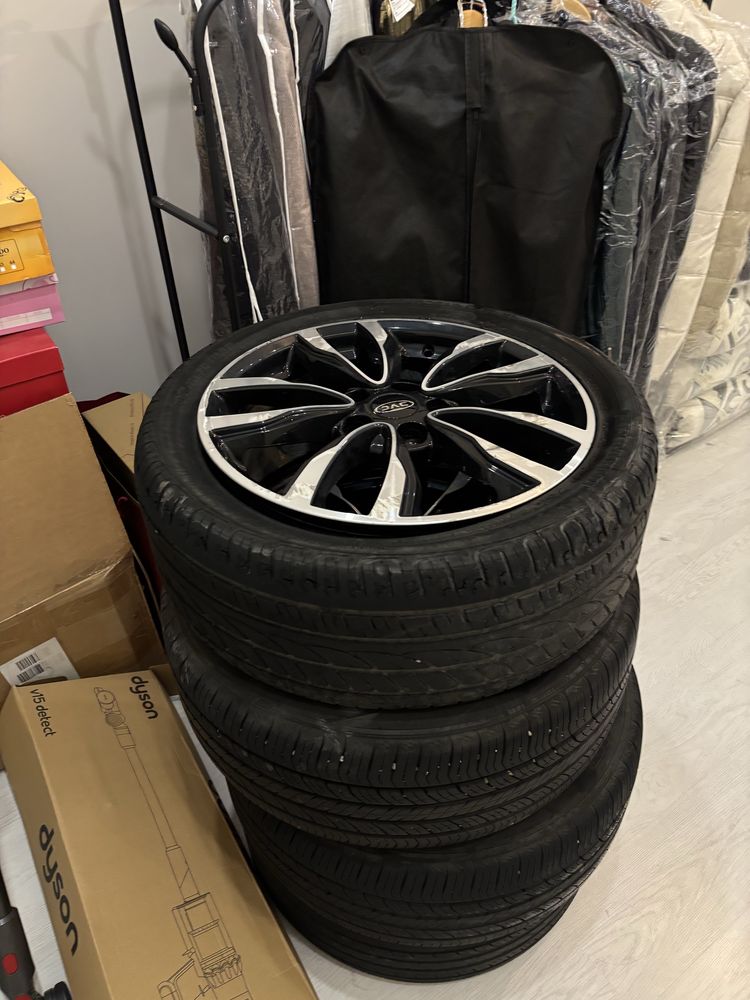 R17 jac j7 диски и шины родные