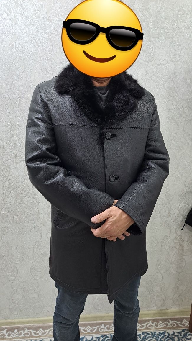 Продам новую кожаную дублёнку