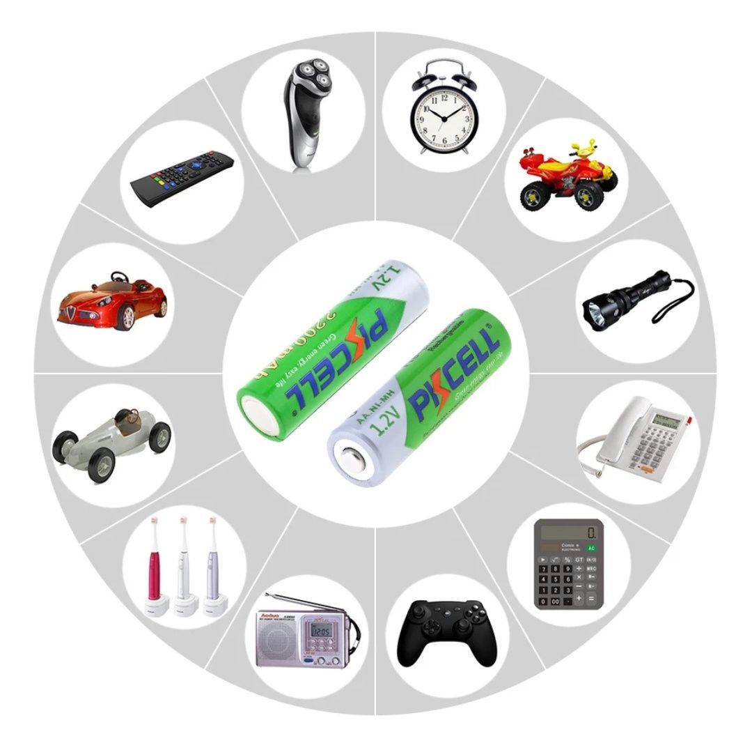 Аккумуляторные батарейки PKCELL АА 2200 mAh (пальчиковый аккумулятор)