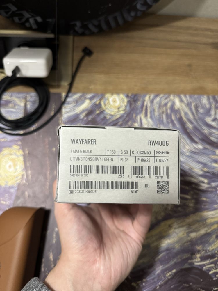 Ray Ban Meta Wayfarer, Фотохромные, Матовые