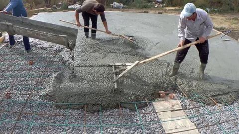 Бетон для фундамента домов, м300, м350. от завода Абсолют Бетон