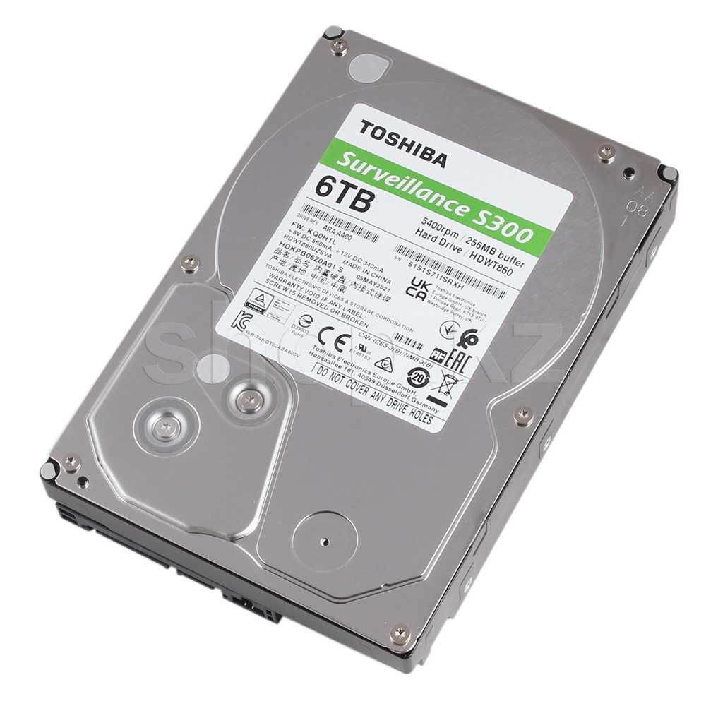 HDD TOSHIBA SATA III (6Gb/s) 3.5" 6TB, .HDWT860UZSVA  Новый!