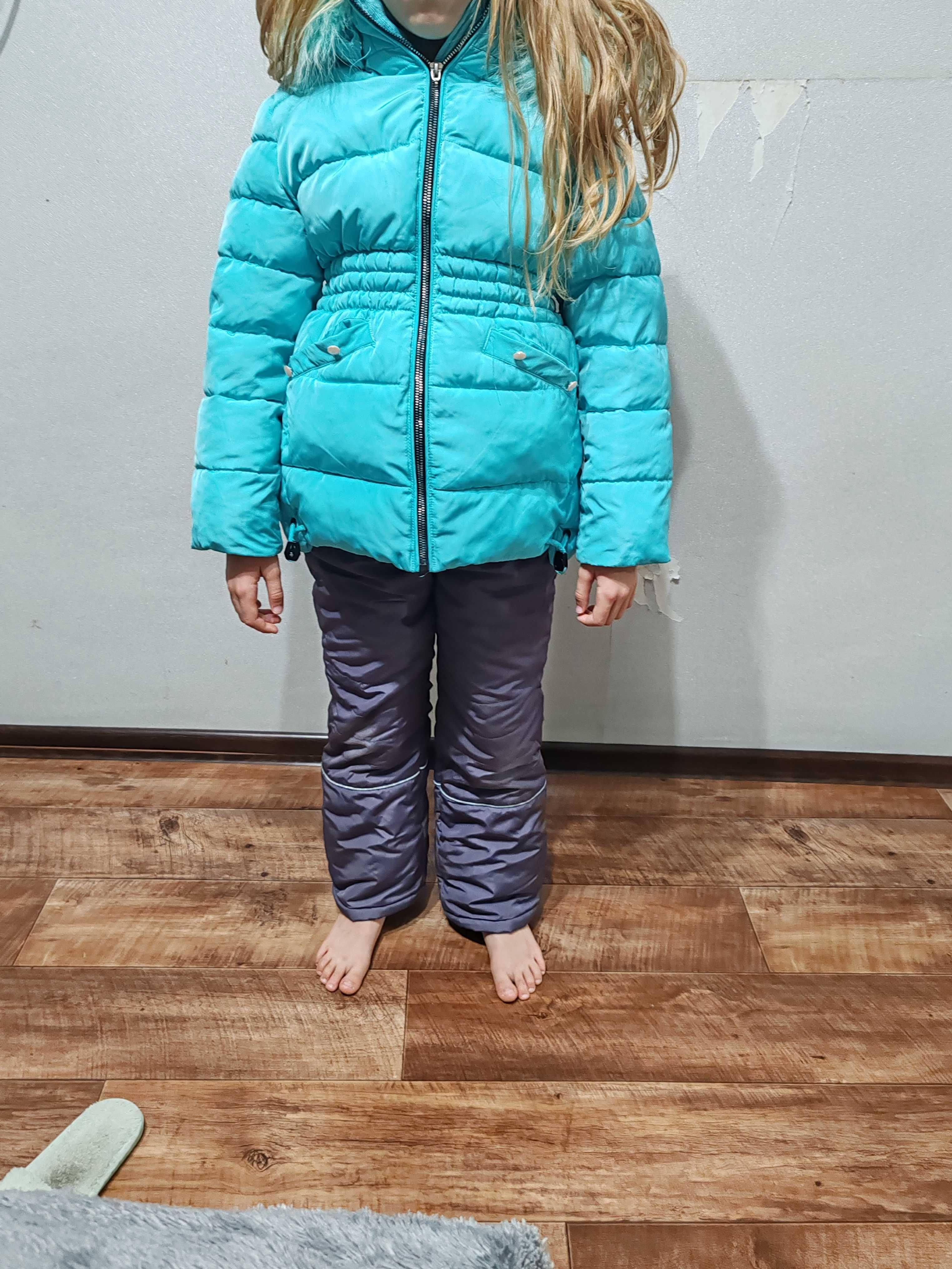 Продаю Куртку и брюки зимние для девочки на возраст 6-7 лет
