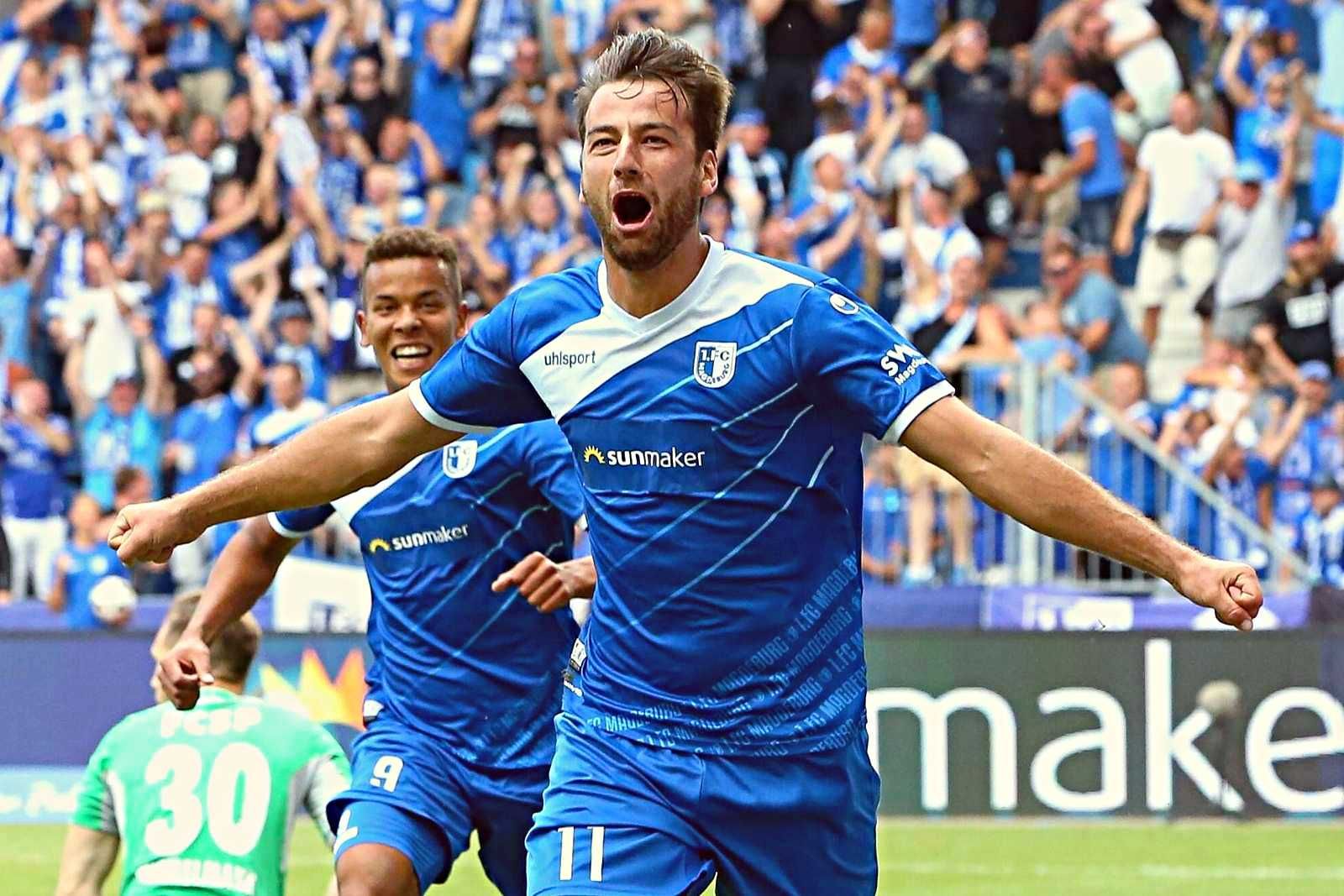 Продаётся подростковая футболка  FC Magdeburg  (Германия) Оригинал!!!