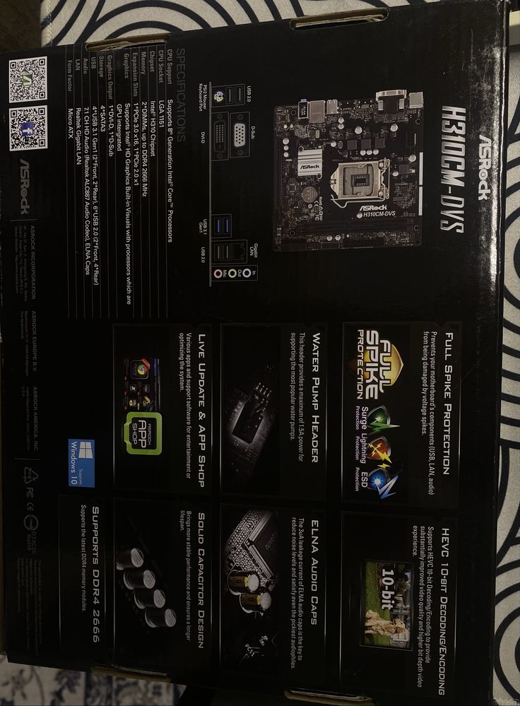 Материнская плата h310