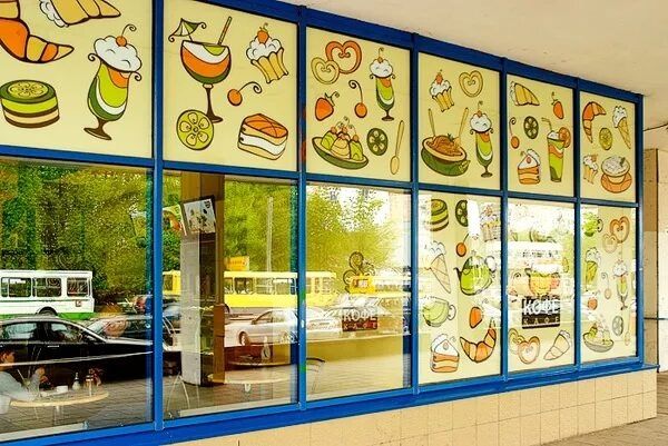 Оклейка окон плёнкой, реклама пленки  на окна,