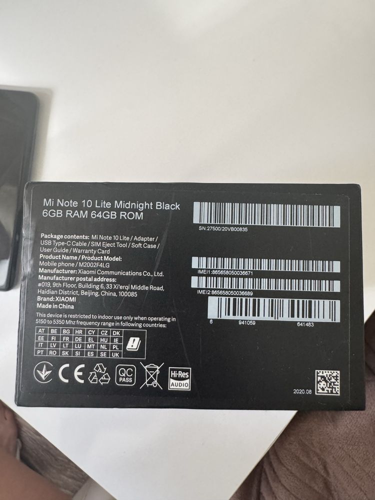 Xiaomi Mi Note 10 Lite
