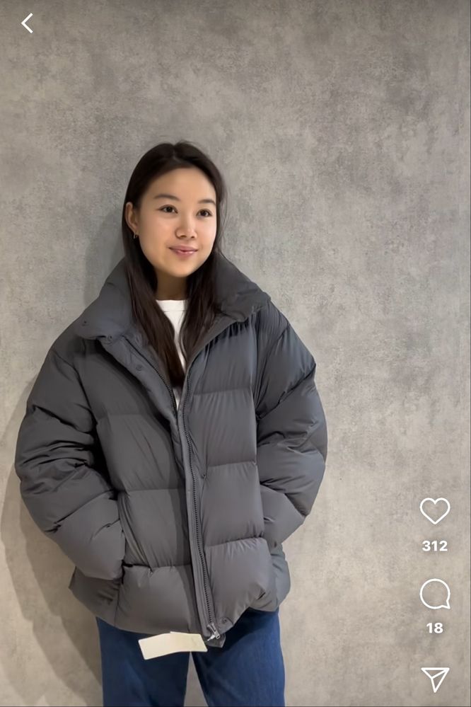 Uniqlo куртки коконы