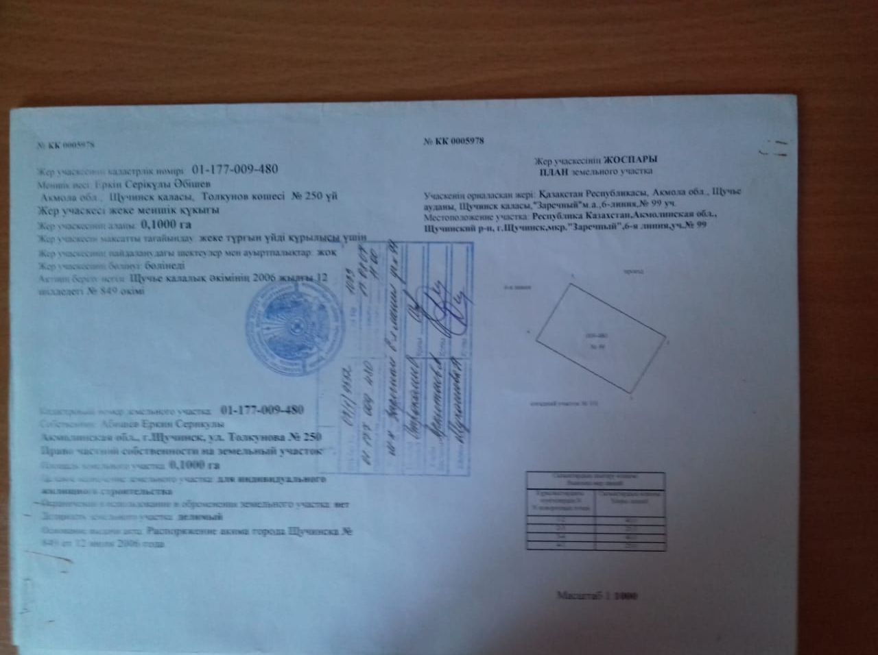 Продам земельный участок