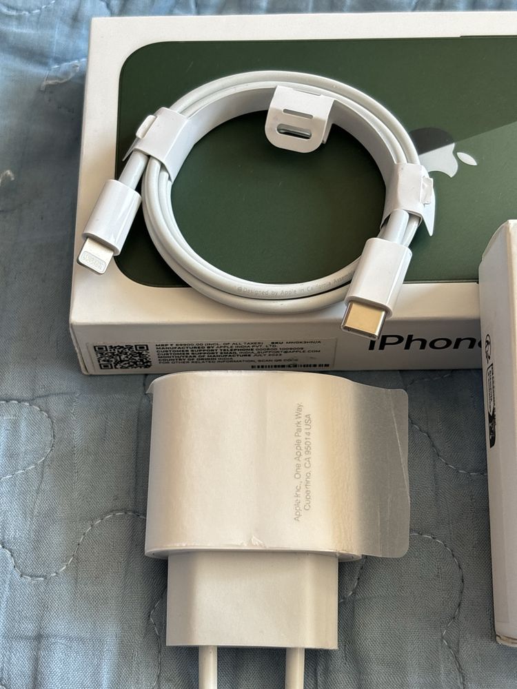 айфон зарядка iphone 13 шнур и адаптер кабель головка